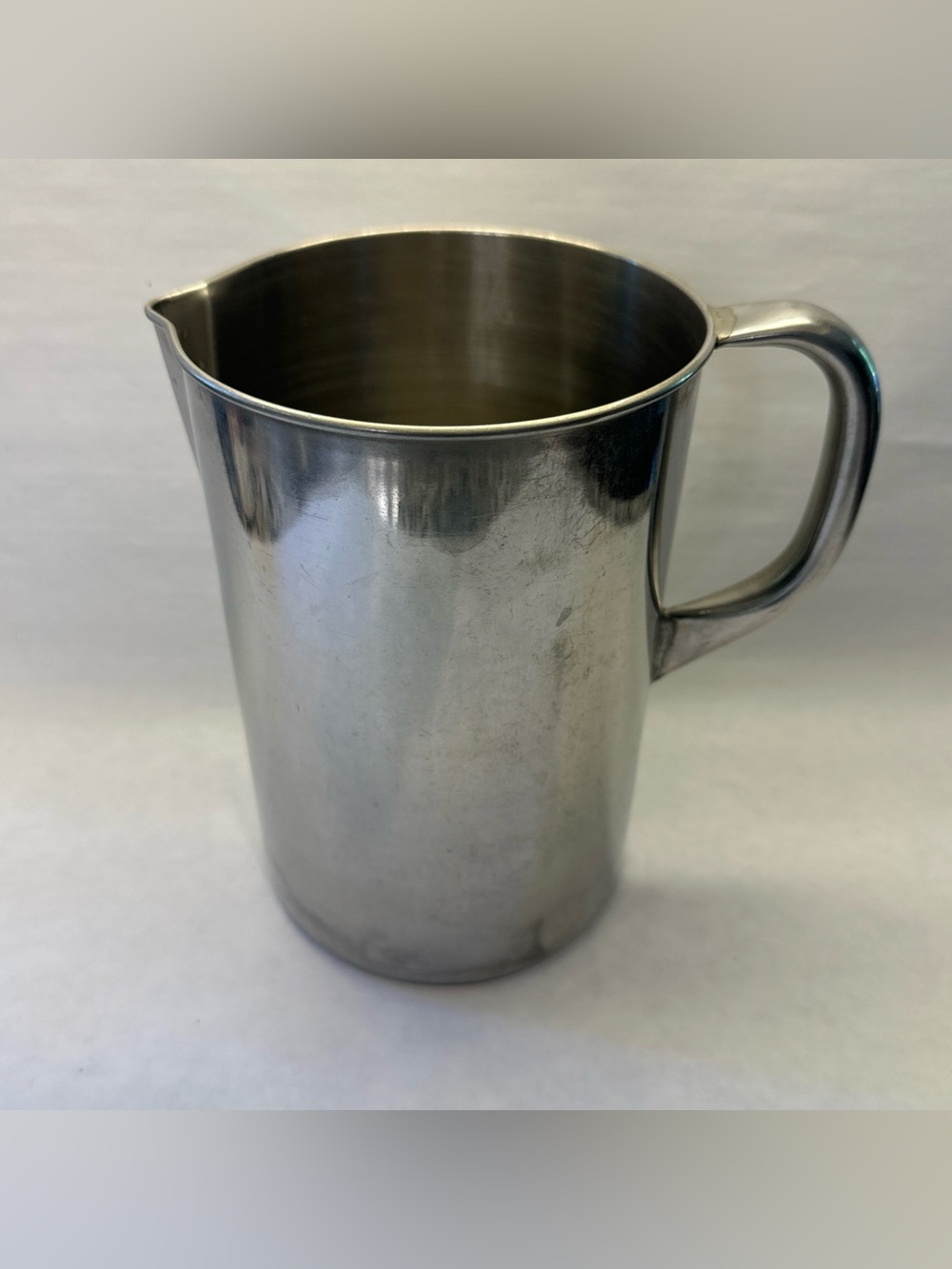 Vintage Vollrath 8113 Stainless Steel 96 oz Pitcher 3 Qt USA Commercial Diner 8"